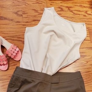 BELK'S KIM ROGERS KNIT TOP - Light Tan - L
